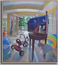 HANNAH'S HOUSE   2008   oil/canvas   33" x 30"